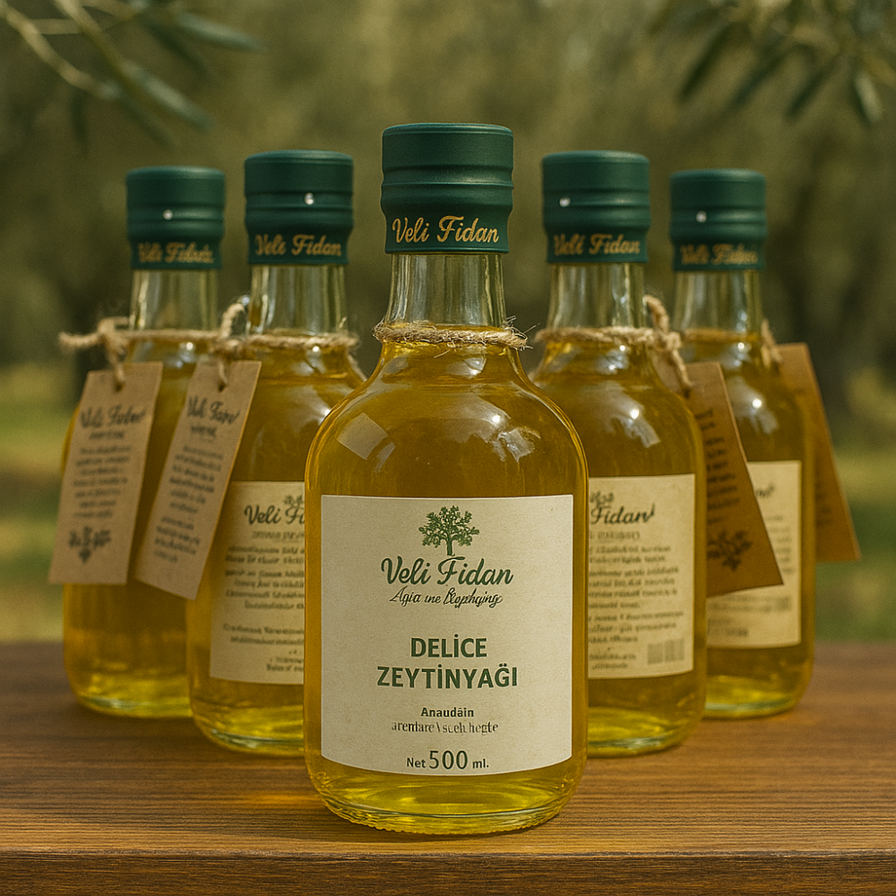 Delice Zeytinyağı 500 ML Galon Cam Şişe