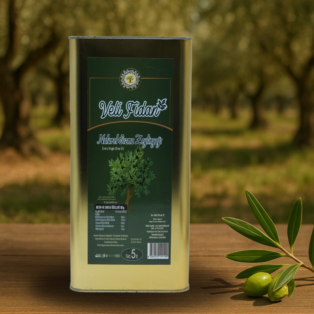 Naturel Sızma Zeytinyağı 5 Litre Teneke