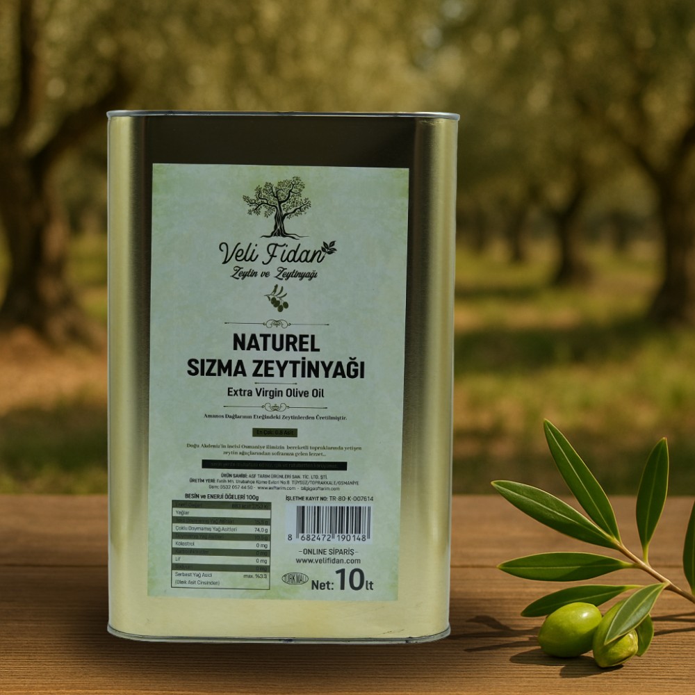 Naturel Sızma Zeytinyağı 10 Litre Teneke